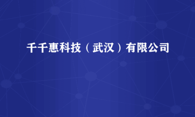 武漢千千惠科技 深耕計算機軟硬件技術開發的創新力量